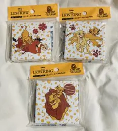 新品 未開封 ディズニー ライオンキング ミニアートパネル 3点セット シンバ