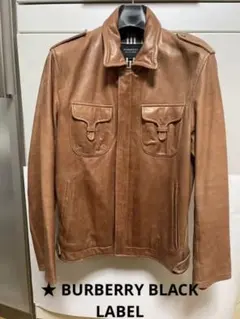 ★ BURBERRY BLACK LABEL レザージャケット