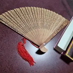 新品未使用！貴重‼️香木扇子