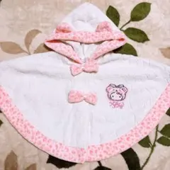 ハローキティ フリースポンチョ 8090