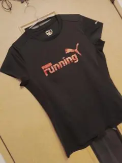 Puma ランニングウェア Tシャツ 黒