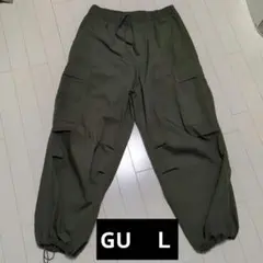 GU カーゴパンツ Lサイズ オリーブグリーン
