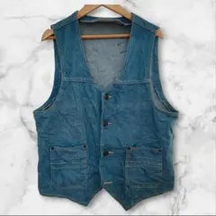 1点物♥ デニム カジュアル ベスト ジレ ビスチェ