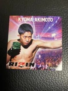 秋元強真 サイン入り 激レアステッカー RIZIN 非売品 RIZIN 秋元強真 ステッカー2枚セット 秋元強真 サイン入り 激レア