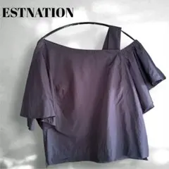 ESTNATION エストネーション 2WAYオフショル ブラウス Mのサムネイル