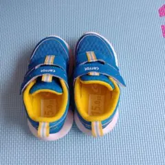 MOONSTAR キッズスニーカー 15cm 青/黄色