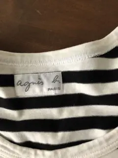 ★アニエスベー　agnes b ★白黒ボーダー　Tシャツ★ レディース　パリス
