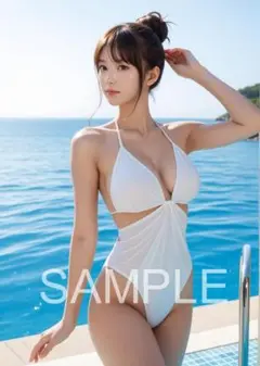 AI グラビア A4ポスター 美女 可愛い 美人 生写真 高画質 c100927