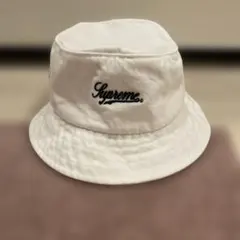 正規品　Supreme バケットハット　帽子 アイボリー　ホワイト　ハット シュプリーム Supreme 帽子 ナイキ ダズル クラッシャー