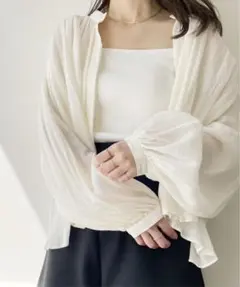 【美品】  Plage / プラージュ | 2023AW | COTTON CANDY BLOUSE コットン キャンディ ギャザーボリューム ブラウス | F | ピンク | レディース Plage - 【美品】 Plage / プラージュ | 2023AW | COTTON CANDY BLOUSE