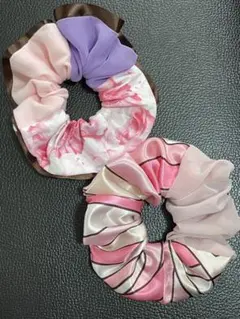 TIMEセール　ハンドメイドシュシュセット