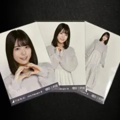 乃木坂46 生写真　ファーニット+キャミワンピ　コンプ増田三莉音