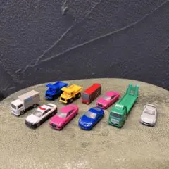 ミニカーセット（バス・キャンピングカー・トラック・乗用車） - メルカリ