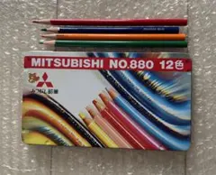 MITSUBISHI 色鉛筆 12色セット