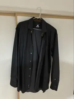 SHIRT HOUSE 黒 長袖シャツ LL