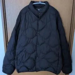 UNIQLO ウルトラライトダウン　ウェーブキルトジャケット ブラック　XL
