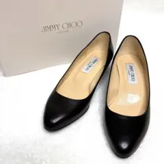 【美品】ジミーチュウ パンプス レザー 黒 35