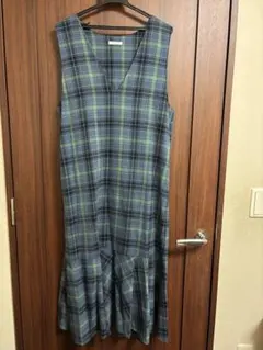 ジャンパースカート ワンピース Vネック