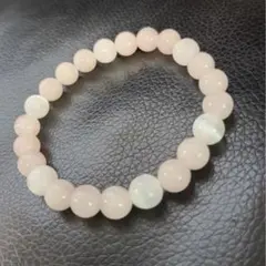 ローズクォーツ×セレナイト天然石ブレスレット