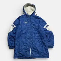 90s UMBRO 中綿ジャケット シャドーロゴ ブルー ヴィンテージ