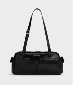 チャールズキース　ショルダーバッグ　ブラック