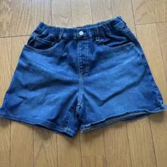UNIQLO GIRLS デニムハーフパンツ 160サイズ