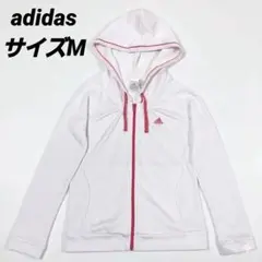 adidasアディダス　CLIMLITE フード付きジャケット　ジップアップ　M