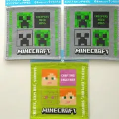 F　アサヒ飲料　マインクラフトオリジナルハンドタオル　3枚セット