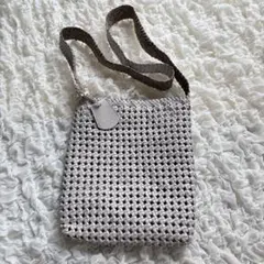 REN レン ゴートメッシュ 2way ショルダーバッグ