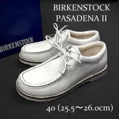 ビルケンシュトック☆PASADENA Ⅱ☆パサディナⅡ☆サイズ42☆新品・箱付 BIRKENSTOCK（ビルケンシュトック） レザーシューズ パサデナ 1030852