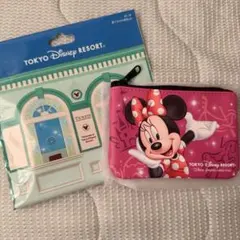 ランダムポーチ チケット柄 ミニー