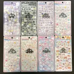 ジュエルプチドロップ　8枚セット　シマエナガ　ベリーベリー　ふみあい　Bセット