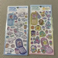 国内正規品　平成はっぴーフォン　ステッカー　サンリオキャラクターズ　シナモロール