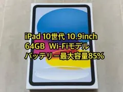 iPad 10世代 10.9inch 64GB Wi-Fiモデル