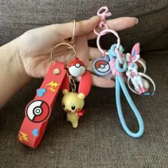 ポケモン ピチュー ニンフィア キーホルダーセット