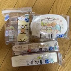 新品未使用　すみっコぐらし　遠足　お弁当グッズ　箸　おしぼり