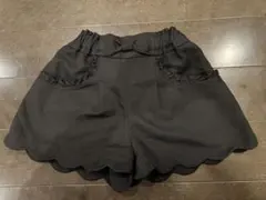 女児黒ショートパンツサイズ100