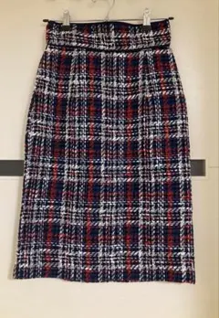ジャスグリッティー　ツイードタイトスカート　サイズ1 新品