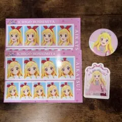 アイカツ！　証明写真館　ステッカー　星宮いちご