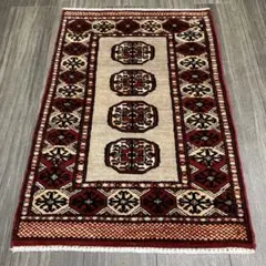 ラグ 絨毯 トルクメン ペルシアン ウール - メルカリ