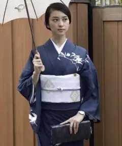 武井咲さん着用柄　西陣　夏袋帯　夏単衣　仕立て済み　美しいキモノ　新品未使用のサムネイル