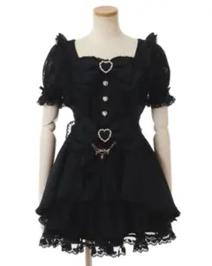 LIZLISA フロントカシュクール BIGリボンセットアップ