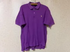105182 Polo by　Polo mate　メンズ　ポロシャツ　紫　XL
