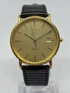 TMY081】LONGINES アナログ ゴールド/ブラック メンズ 腕時計