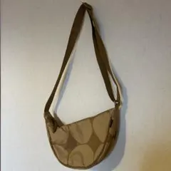 UNIQLO marimekko ラウンドミニショルダーバッグ ベージュ