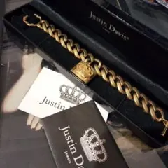 廃盤◆JUSTIN DAVIS×清春◆南京錠ブレスレット◆新品（試着のみ 廃盤◇JUSTIN DAVIS×清春◇南京錠ブレスレット◇新品（試着のみ