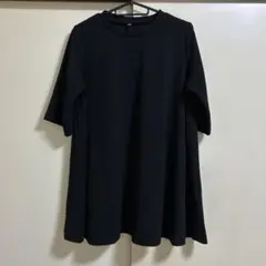 ★☆coca☆エンボスAライン5分袖チュニック