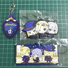 ツイステ ポムフィオーレ寮 ラバーストラップ 3点
