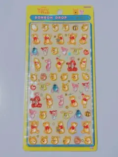 (正規品)ボンボンドロップシール　くまのプーさん　ディズニー　Disney