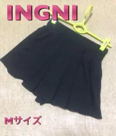 イングINGNIスカート風ショートパンツ黒バックゴム春服夏服何にでも合わせれますのサムネイル